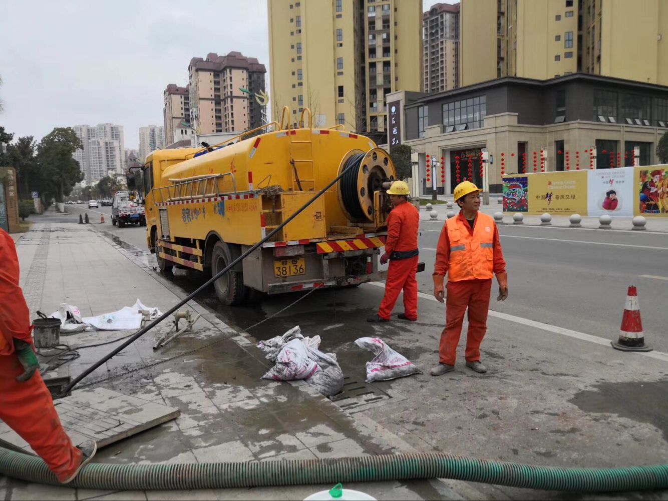 璧山排污管道清淤-管道清洗